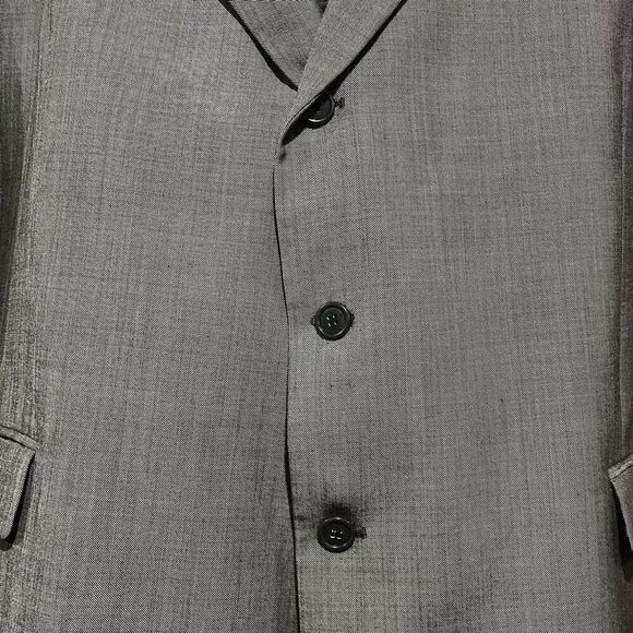 Calvin Gray Tattersall Suit Jacket Pants Men’s 50R 46W - Picture 6 of 11